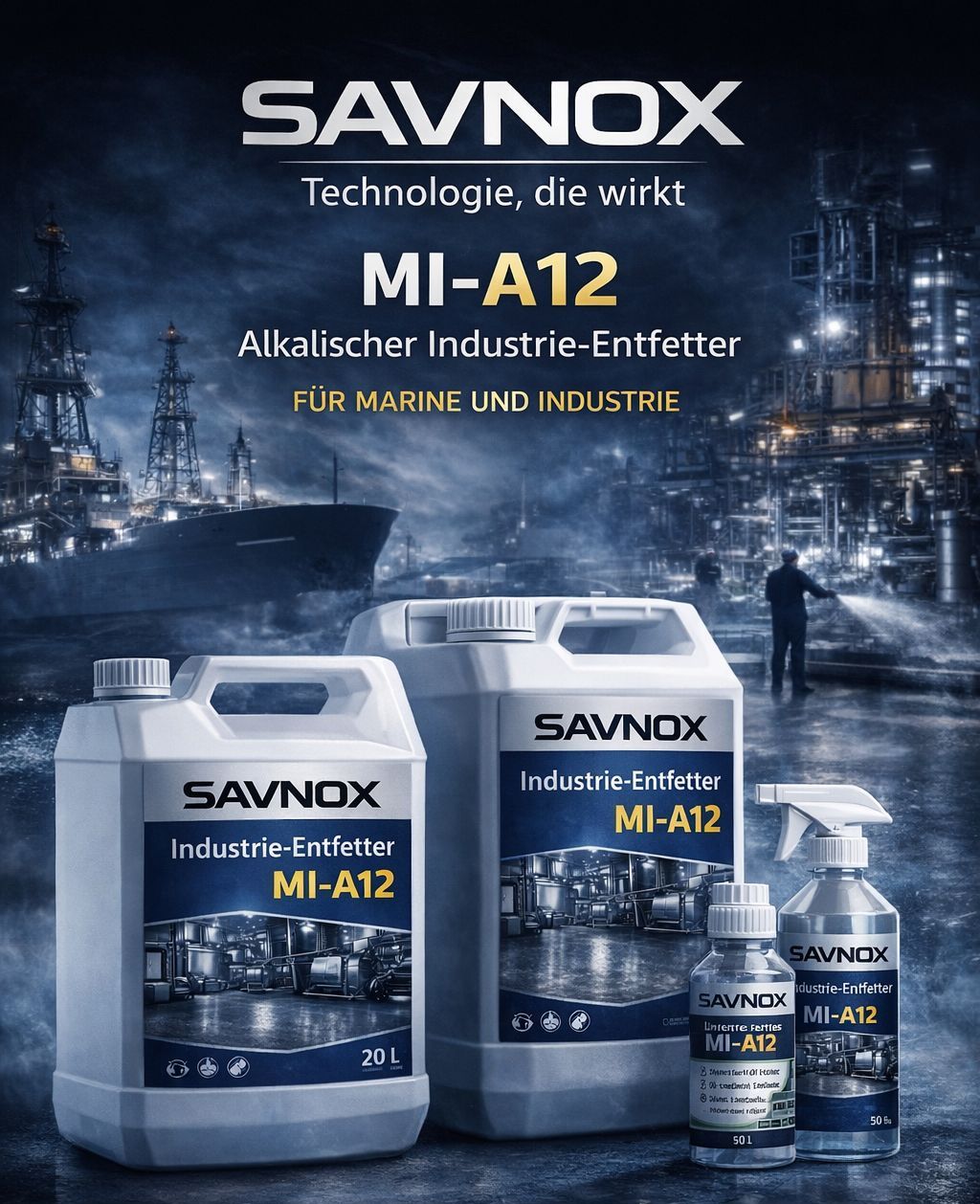 Entfetter f&uuml;r Industrie, Gastro und Gewerbe